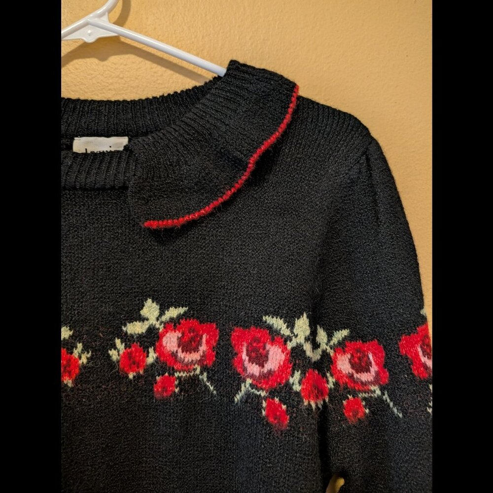Joanie Brand Ruffalo Frill Collar Knitted Sweater NWT Size US Small - Picture 3 of 4